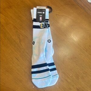 Stance White and Black NBA Crew Socks